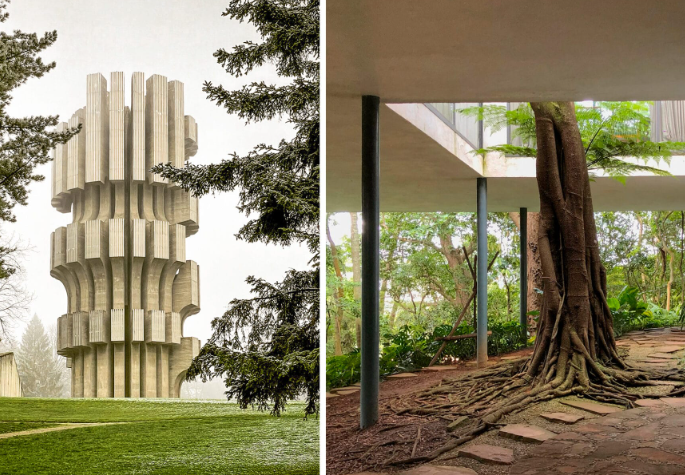 brutalist landscape architecture