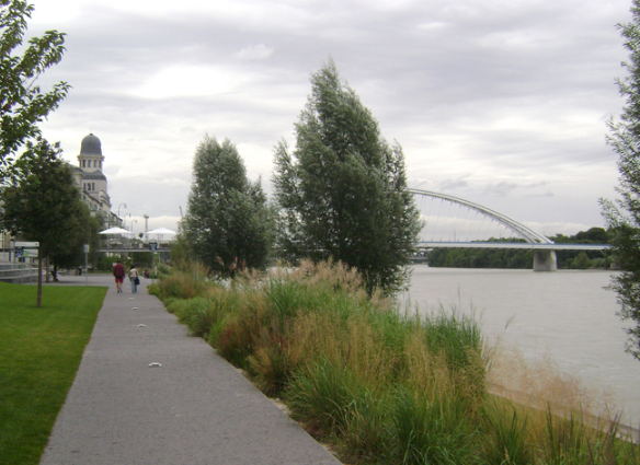 Michel Desvigne riverfront landscape design