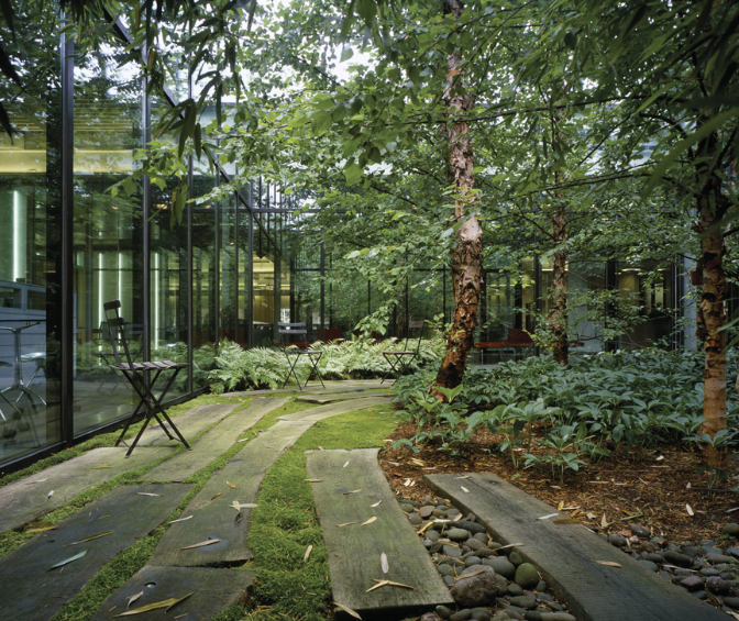 Michael Van Valkenburgh campus landscape